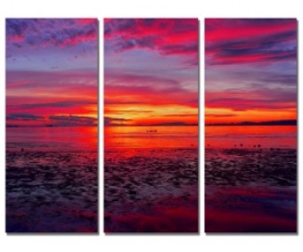 Canvastavla Calm set, fler dels tavla 120 x 80cm