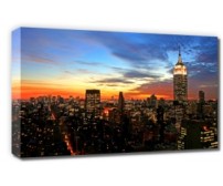 Canvastavla New York Sunset