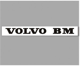 Traktordekal Volvo BM