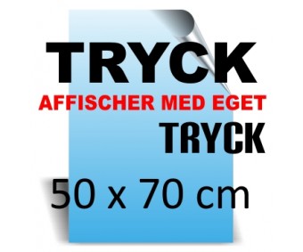 Tryck egen poster 50x70cm