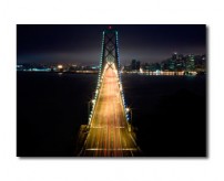 Poster San Francisco Golden Gate Live Traffic