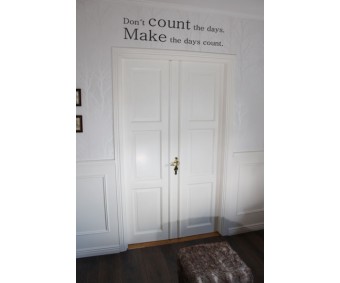 Don´t count days