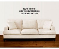 You are not rich