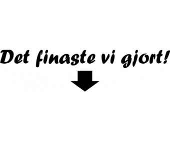 Du är det finaste vi gjort
