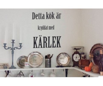 Detta Kök är Kyddat med Kärlek
