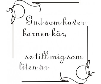 Gud som haver barnen kär